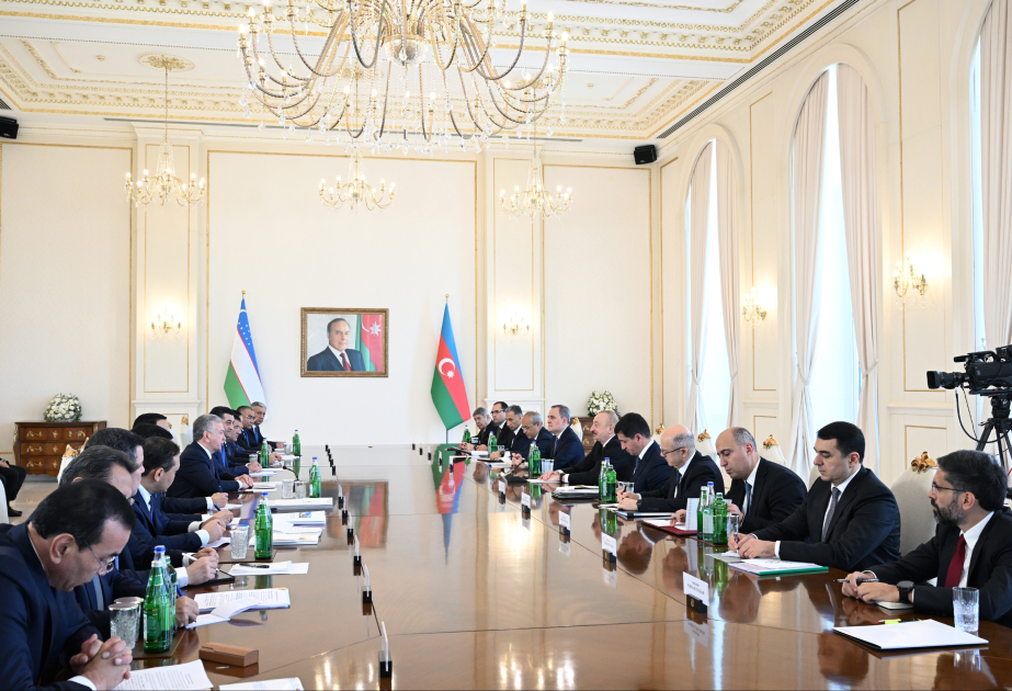 In Baku zweite Sitzung des Aserbaidschanisch-Usbekischen Obersten Zwischenstaatlichen Rates stattgefunden  AKTUALISIERT VIDEO