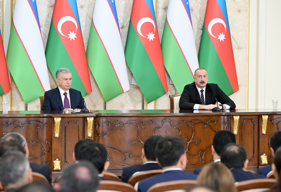 Le président Ilham Aliyev : L’Azerbaïdjan et l’Ouzbékistan sont officiellement alliés depuis environ un an