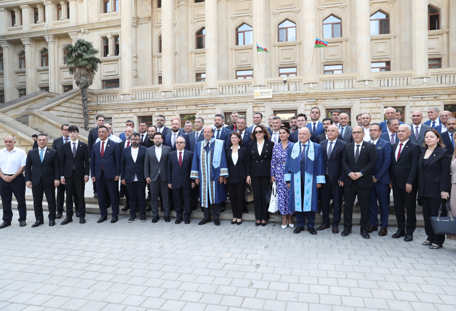 TRNC President Ersin Tatar awarded Honorary Doctorate by Azerbaijan Technical University