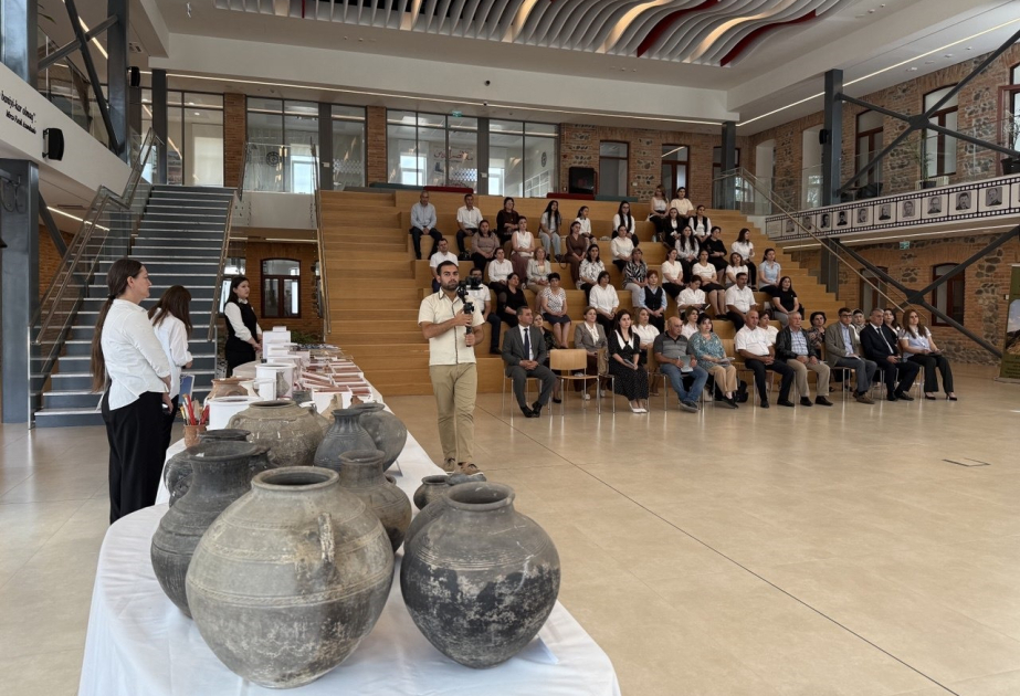 “Ağstafa-Qazax bölgəsinin arxeoloji irsi yeni tədqiqatlar işığında” mövzusunda elmi-praktiki seminar keçirilib VİDEO
