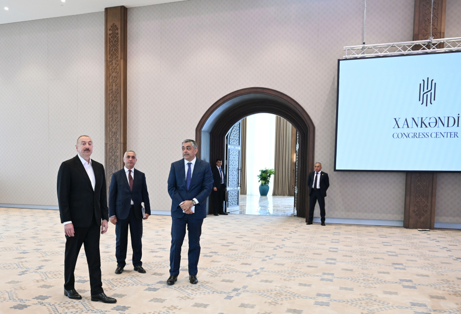 Eröffnung des Kongresszentrums in Khankendi VIDEO