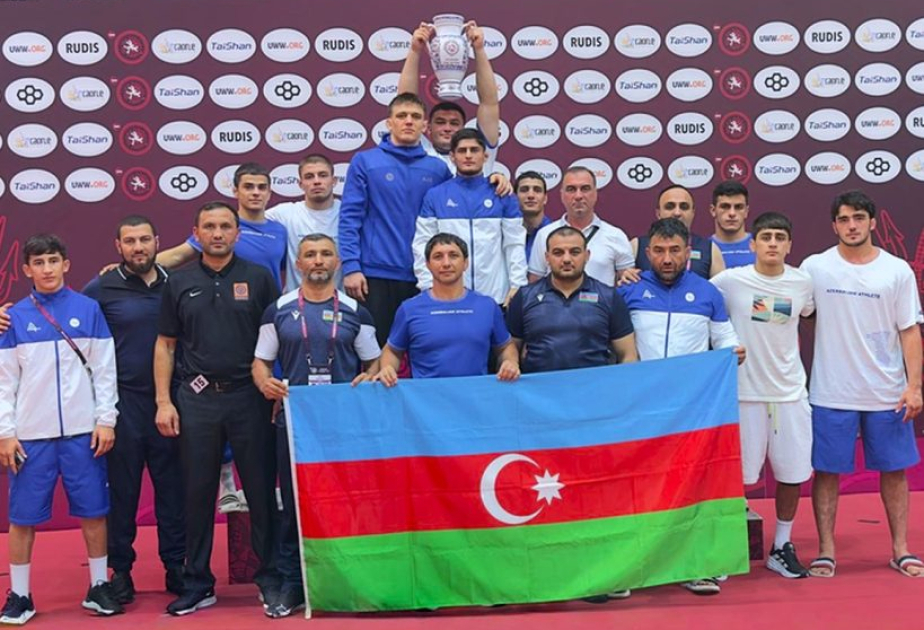 Azerbaijani U20 Greco-Roman wrestling team rank 2nd at European Championships in Italy