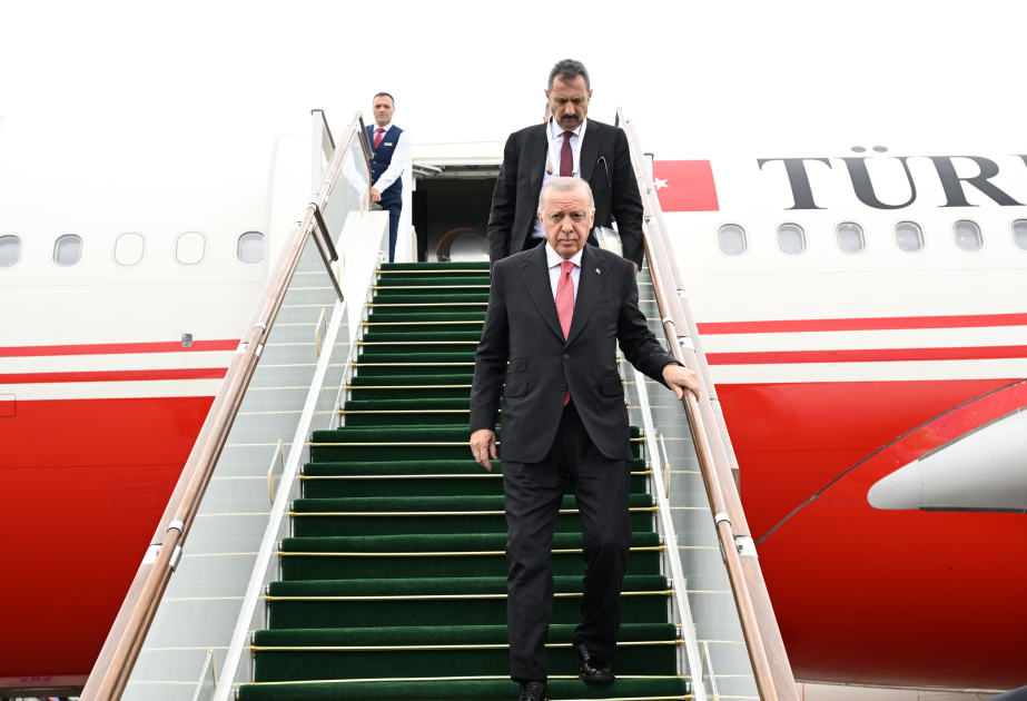 Präsident Recep Tayyip Erdoğan besucht Aserbaischan