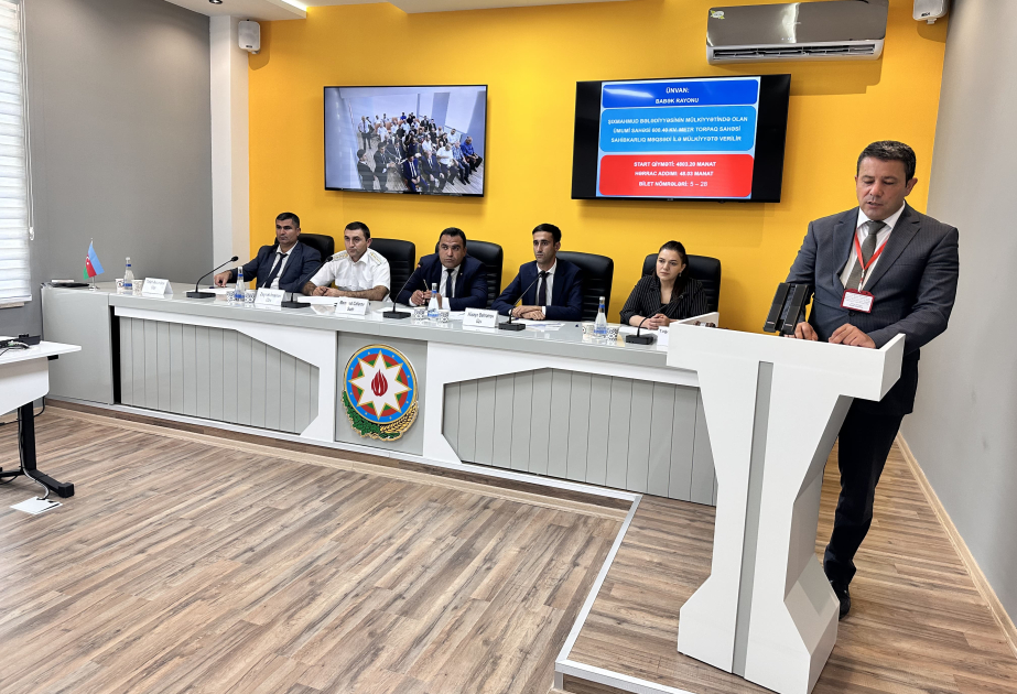 Naxçıvanda torpaq sahələri hərrac yolu ilə mülkiyyətə və icarəyə verilib