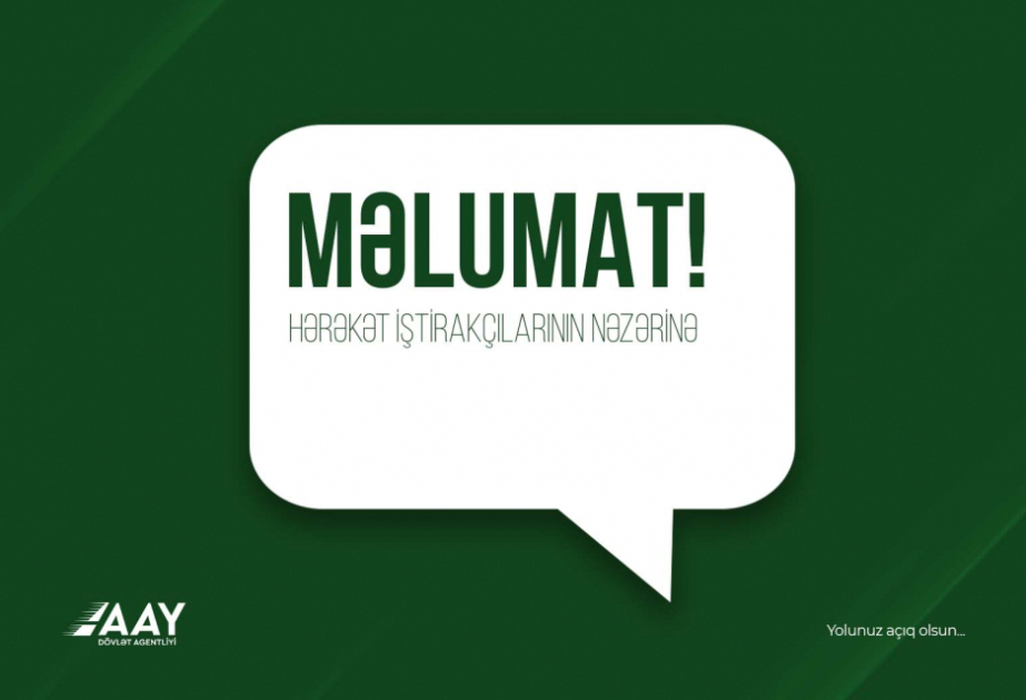 Ziya Bunyadov prospektində nəqliyyatın hərəkəti məhdudlaşdırılacaq