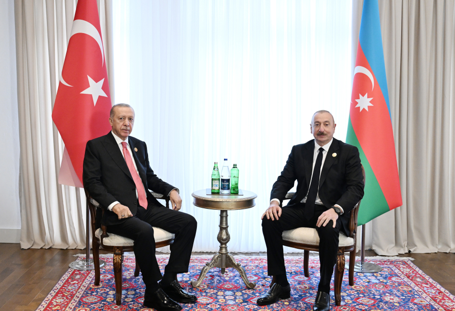 President of Azerbaijan Ilham Aliyev met with President of Türkiye Recep Tayyip Erdoğan in Khankendi VIDEO