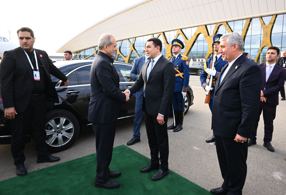 Iranian President Masoud Pezeshkian concludes his visit to Azerbaijan