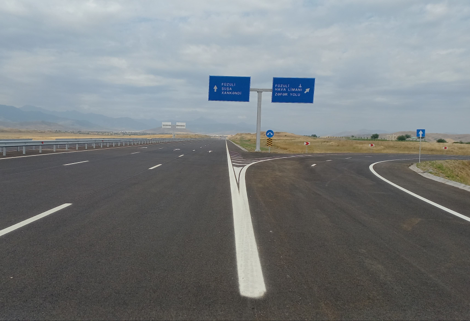 Əhmədbəyli-Füzuli-Şuşa yolu bölgədə turizmin inkişafına və iqtisadi fəallığı artırmağa töhfə verəcək VİDEO