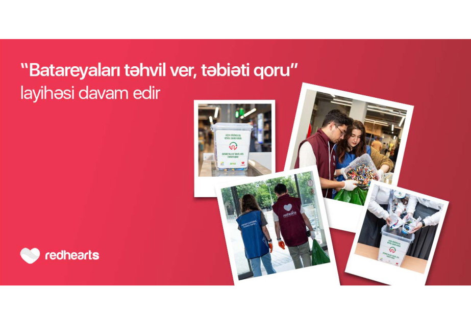 ® “Batareyaları təhvil ver, təbiəti qoru” layihəsi çərçivəsində 96 kiloqram işlənmiş batareya toplanaraq təhvil verilib