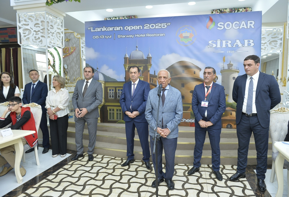Şahmat üzrə “Lankaran Open” festivalının açılış mərasimi olub