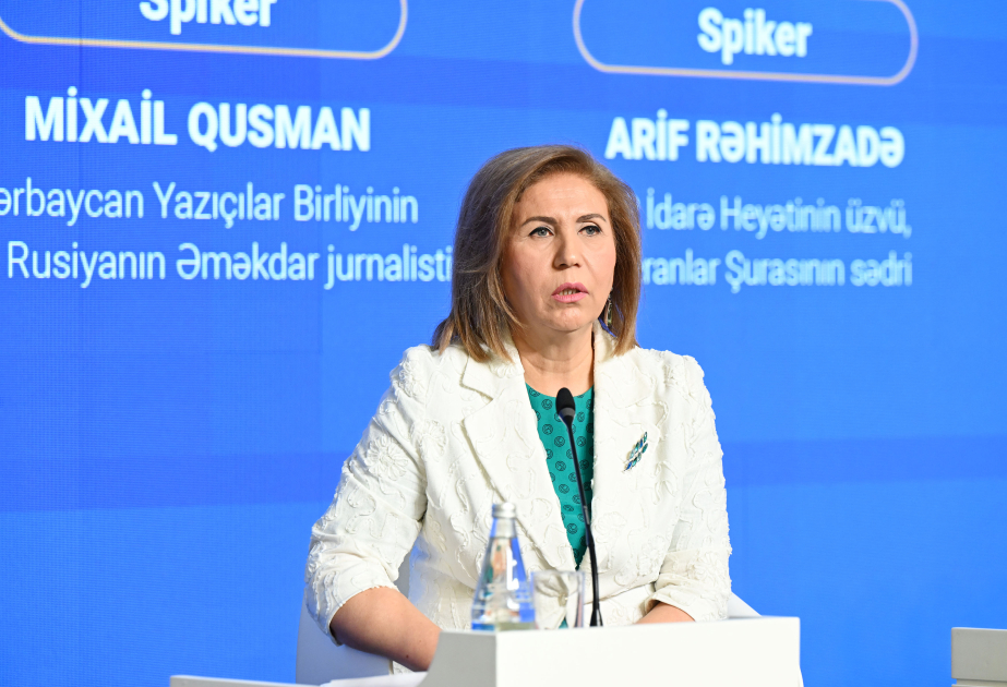 Bahar Muradova: Mətbuat sahəsində əldə olunan nailiyyətlər xüsusi əhəmiyyət kəsb edir