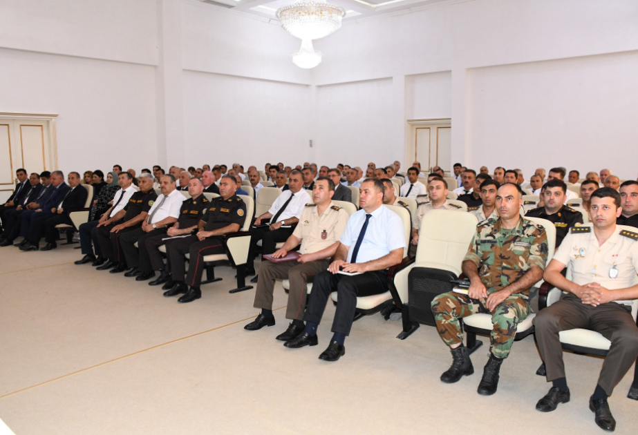 FHN Ağdamda regional seminar-müşavirə keçirib