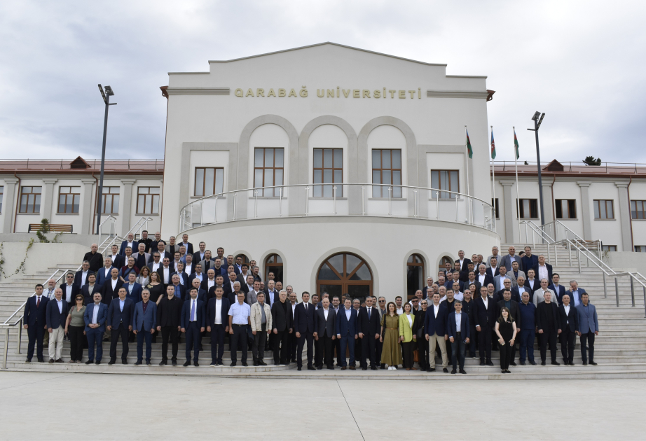 Diplomatik xidmət orqanları rəhbərlərinin IX müşavirəsinin Xankəndidə xüsusi sessiyası keçirilib  YENİLƏNİB 2 FOTO VİDEO