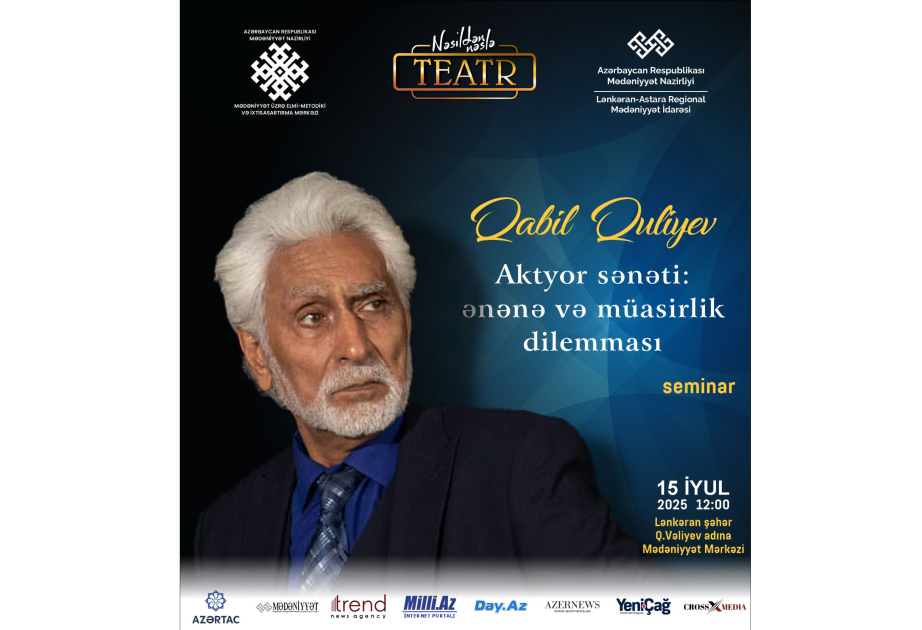 “Nəsildən-nəslə teatr” layihəsinin növbəti seminarı Lənkəranda keçiriləcək