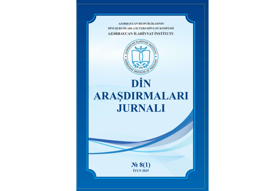 “Din araşdırmaları” jurnalı elektron formatda nəşr edilib