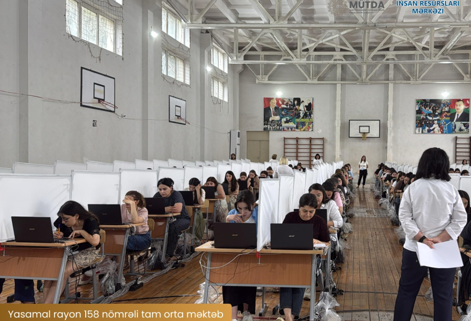 Müəllimlərin işə qəbulu üzrə müsabiqənin test imtahanı mərhələsinə 65 mindən çox namizəd dəvət edilib