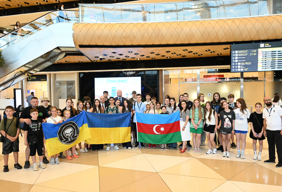 30 more children from Ukraine brought to Azerbaijan for rehabilitation