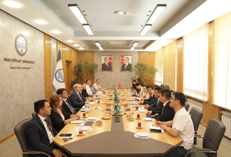Çinin Lanzhou Maliyyə və İqtisad Universitetinin nümayəndə heyəti BDU-da olub