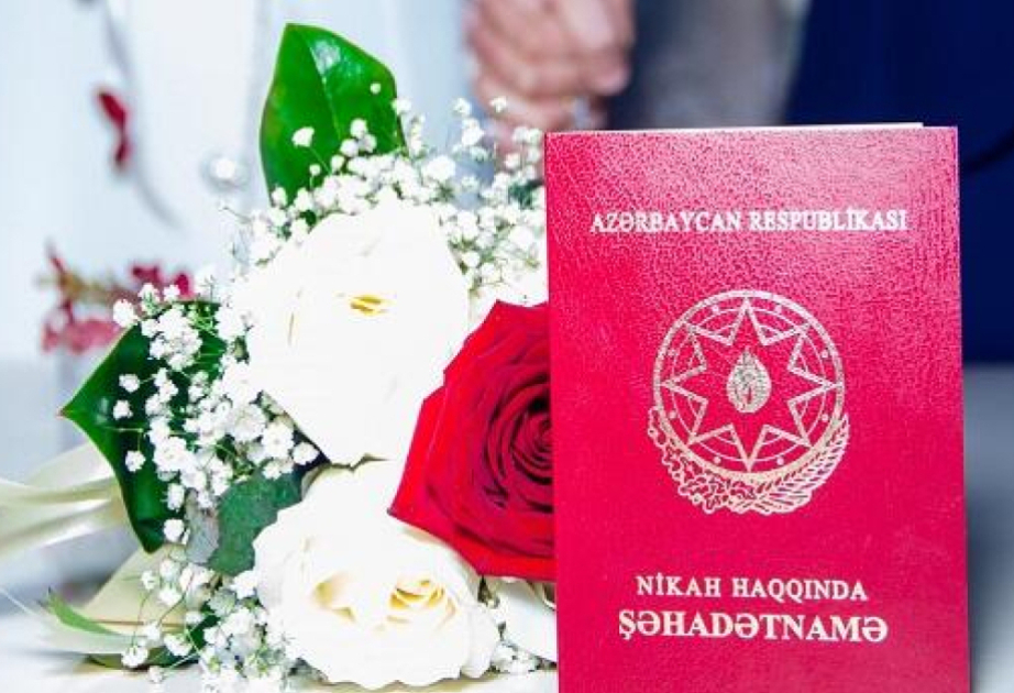 Azərbaycanda nikahların sayı artıb