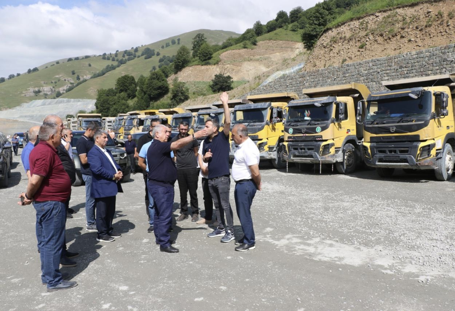 AAYDA sədri Kəlbəcər rayonunda həyata keçirilən yol layihələrinə baxış keçirib