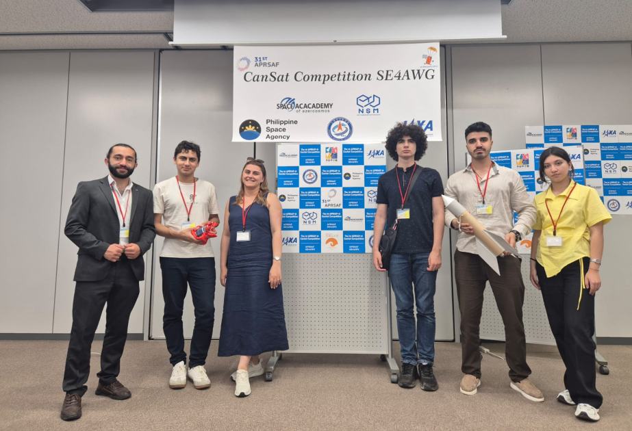Azərbaycan Komandası Asiya və Sakit Okean Regionunun “CanSat” müsabiqəsində birinci yerə layiq görülüb