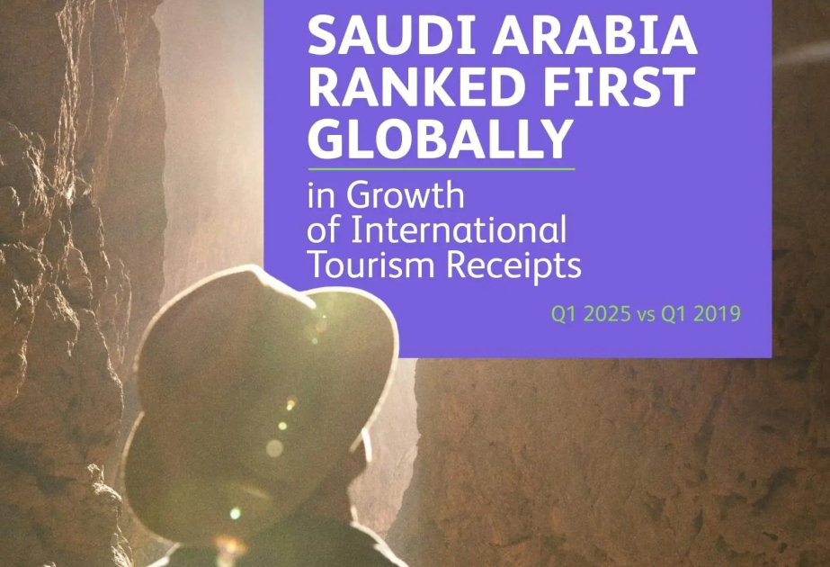 S. Arabia tops global ranking in growth of international tourism receipts in Q1 2025 compared to Q1 2019