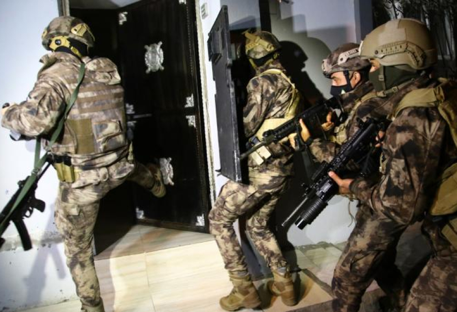 Türkiyənin 20 vilayətində terrorçuluqda şübhəli bilinən 33 nəfər saxlanılıb