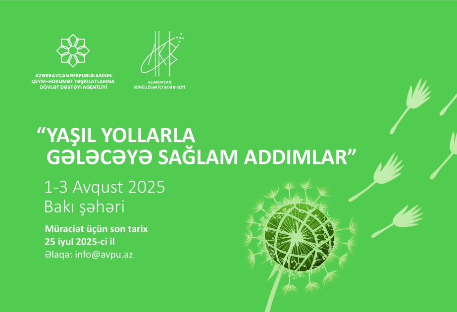 “Yaşıl yollarla gələcəyə sağlam addımlar” layihəsinə start verilir
