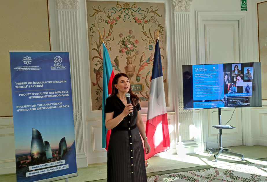 Exhibition in Paris honors Azerbaijani journalists killed due to Armenian aggression