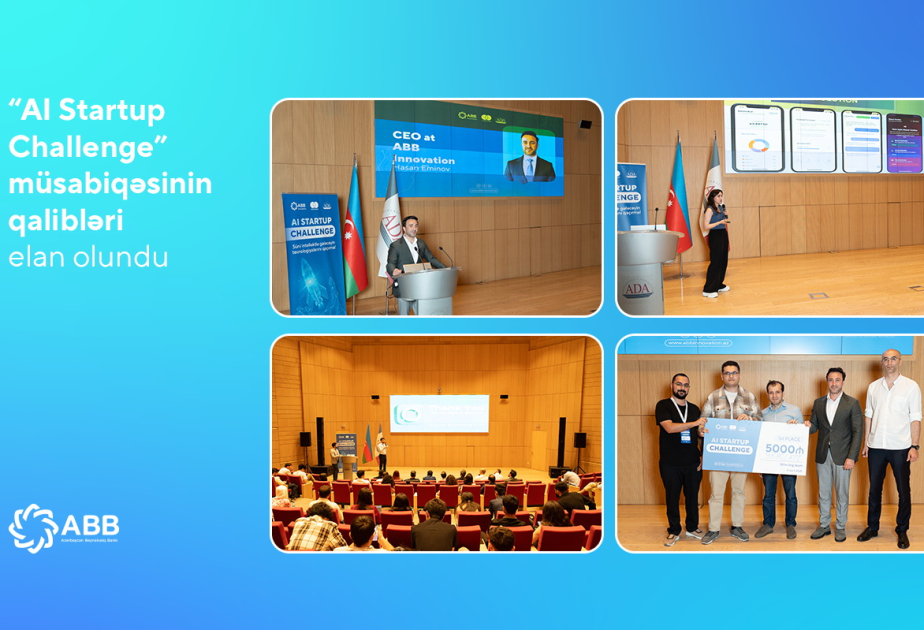 ® “AI Startup Challenge” müsabiqəsinin qalibləri elan olunub