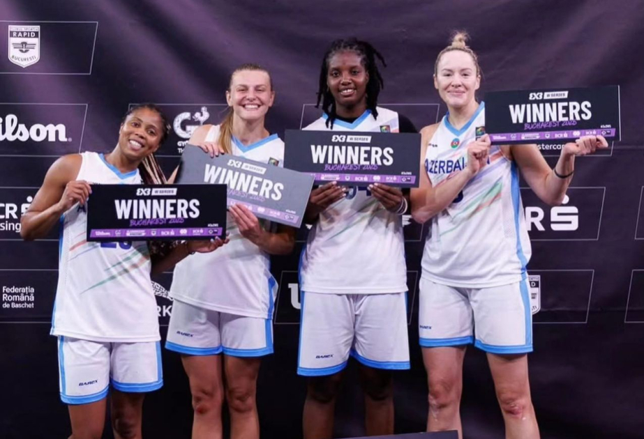 La selección femenina de baloncesto de Azerbaiyán gana la FIBA 3x3 World Series en Bucarest