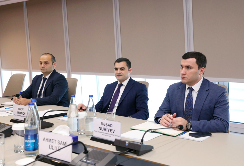 Azərbaycanda işgüzar səfərdə olan türk iş adamları ilə görüş keçirilib