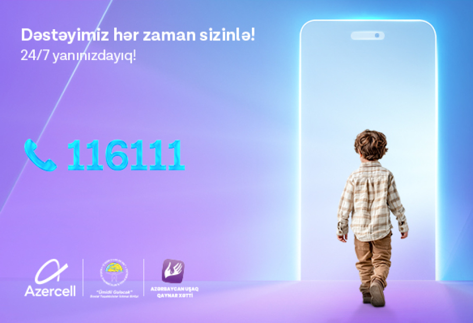 ® Azercell-supported Azerbaijan Children Hotline records 2,173 inquiries in first half of 2025