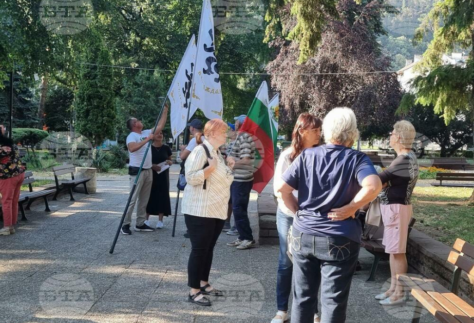 Protesters in Kyustendil demand dismantlement of photovoltaic power plant on agricultural land