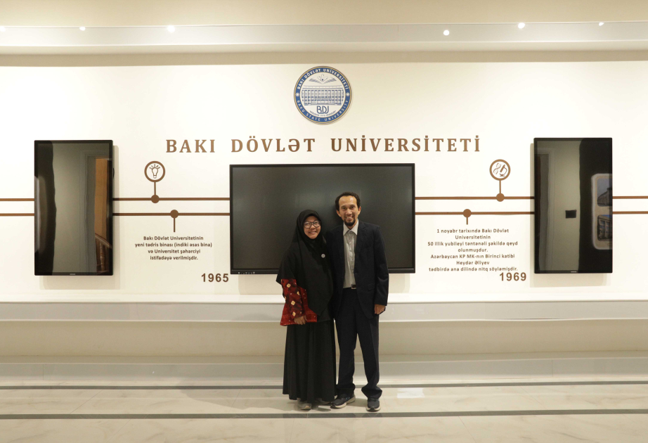 İndoneziyalı doktorantlar beynəlxalq elmi nüfuzuna görə BDU-nu seçiblər