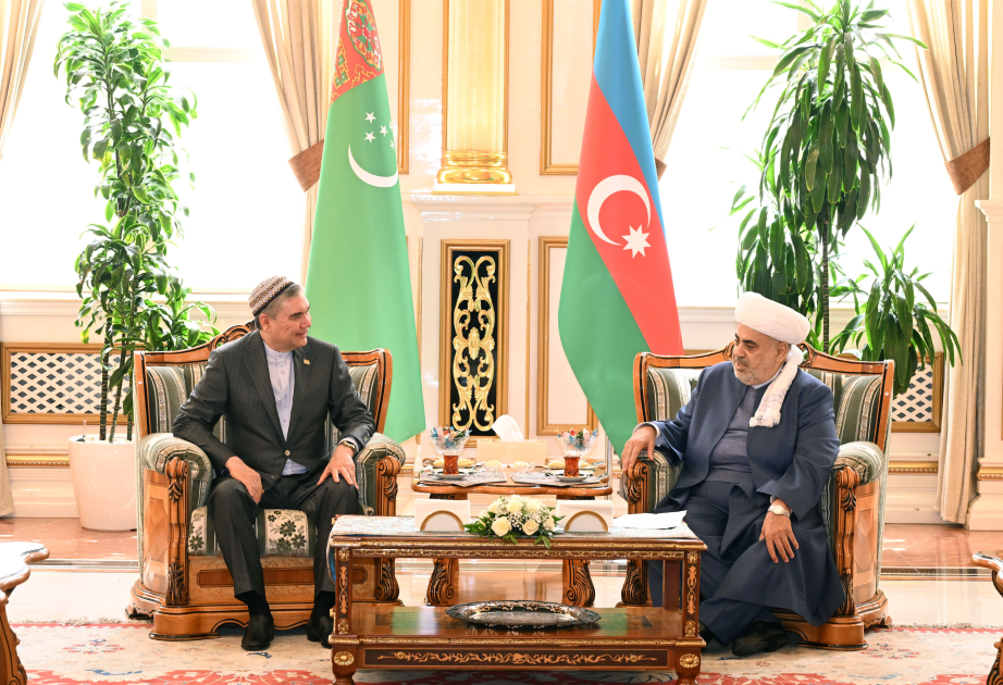 Vorsitzender des Amtes für Muslime im Kaukasus trifft Vorsitzenden des Volksrates von Turkmenistan