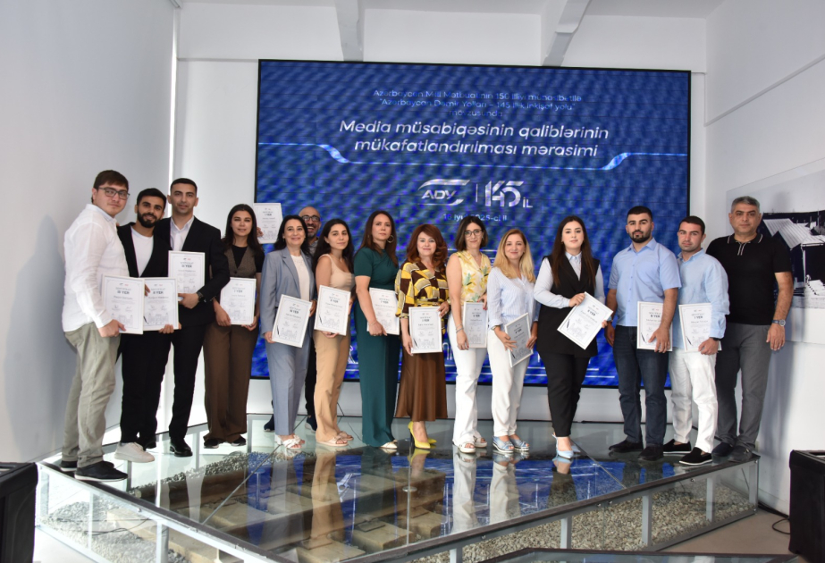 “Azərbaycan Dəmir Yolları – 145 illik inkişaf yolu” mövzusunda keçirilən müsabiqənin qalibləri mükafatlandırılıb