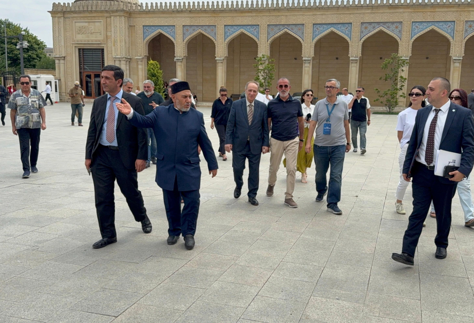 Media representatives visit religious sites in Shamakhi