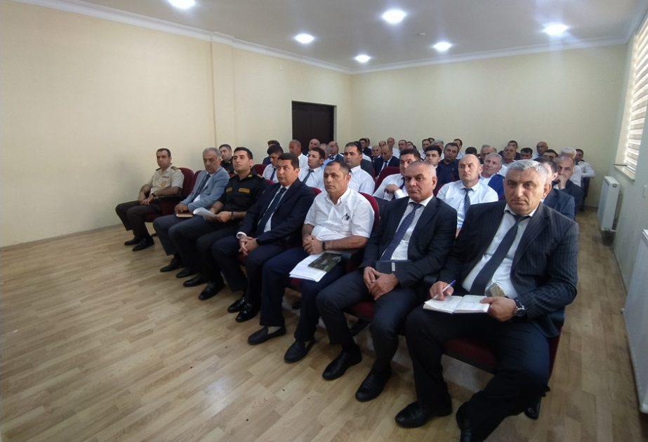 FHN Lerik rayonunda seminar-müşavirə keçirib