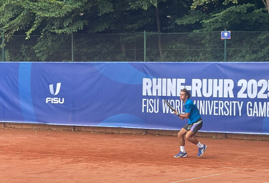 Universiada: Azərbaycan tennisçisi 1/16 finala yüksəlib