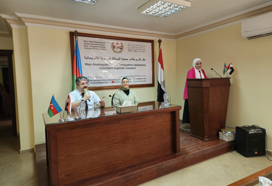 Misirdə Azərbaycan dilini öyrənən tələbələrə diplomlar təqdim olunub
