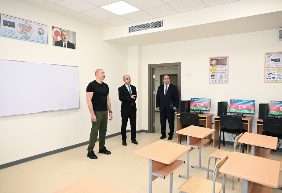 Aghdam city secondary school No. 1 inaugurated VIDEO