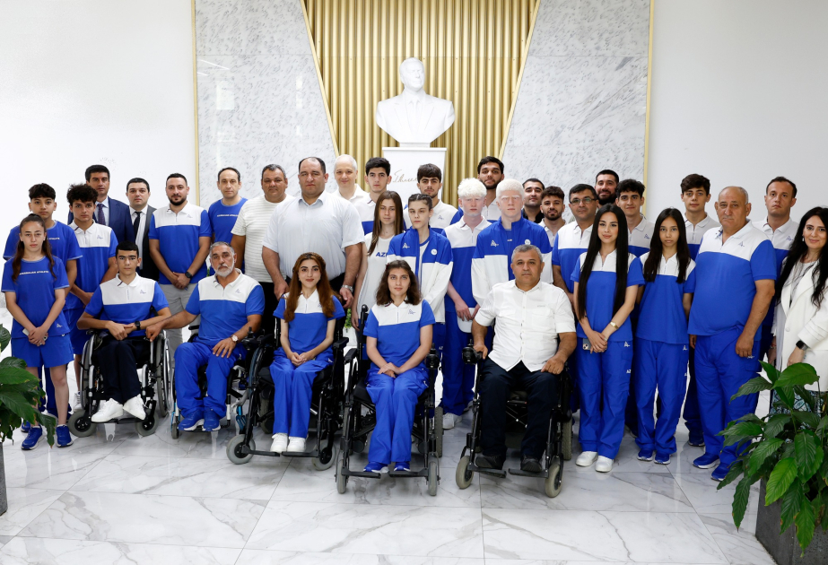 Avropa Gənclər Paralimpiya Oyunlarında Azərbaycanı təmsil edəcək idmançılarla görüş keçirilib