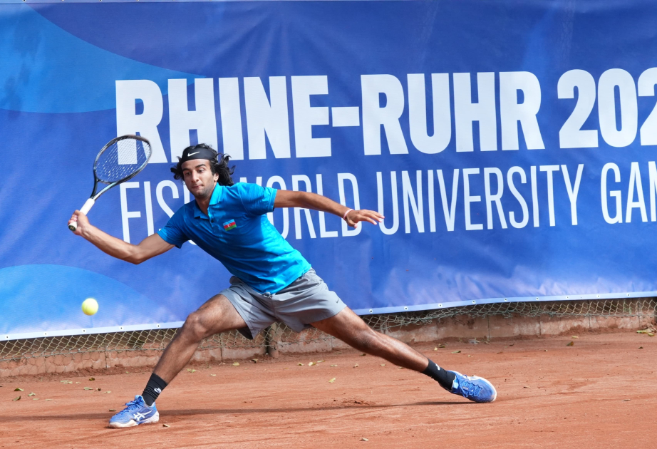 Universiade d'été 2025 : Un autre joueur de tennis azerbaïdjanais se qualifie pour les 1/16 de finale