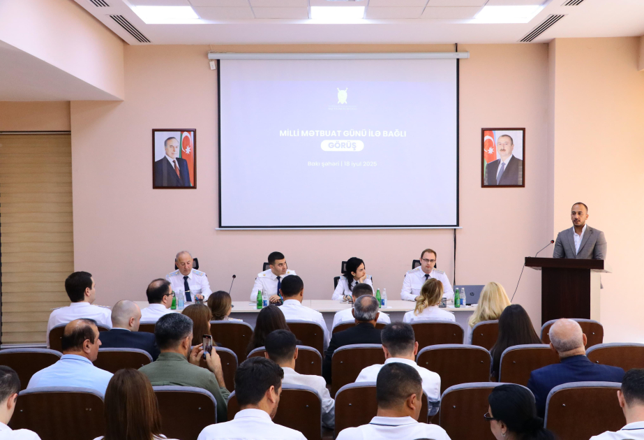 Baş Prokurorluqda Milli Mətbuat Günü münasibətilə media nümayəndələri ilə görüş keçirilib