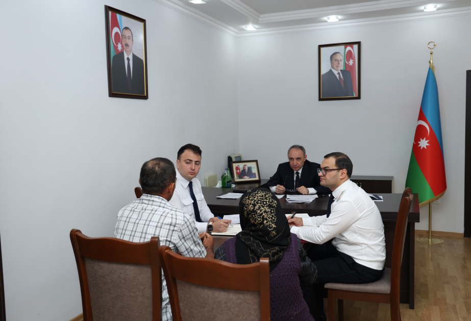 Baş prokuror Zaqatalada vətəndaşların müraciətlərini dinləyib