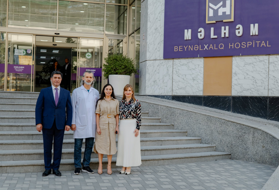 La vice-présidente de la Fondation Heydar Aliyev rend visite au Melhem Hospital