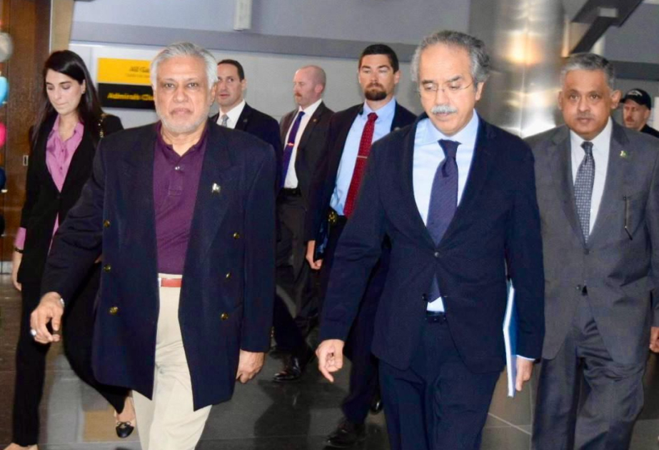 Pakistan’s Deputy Prime Minister Mohammad Ishaq Dar arrives in New York for official visit