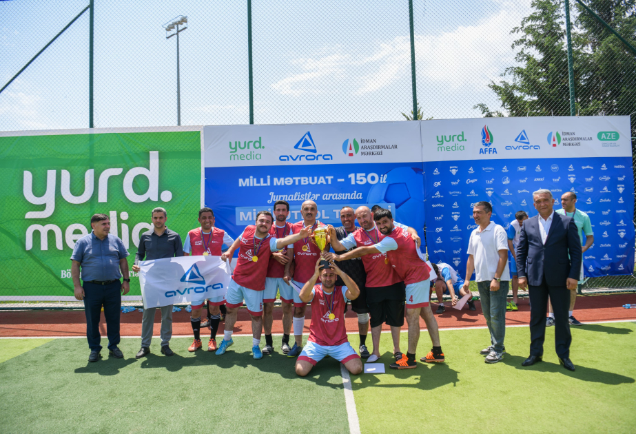 Jurnalistlər arasında keçirilən minifutbol turnirinin qalibi müəyyənləşib