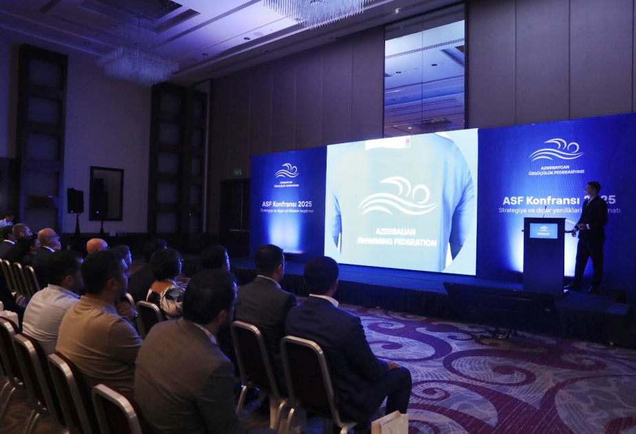 Azərbaycan Üzgüçülük Federasiyasının strategiya və yeniliklərin təqdimatı ilə bağlı konfrans keçirilib